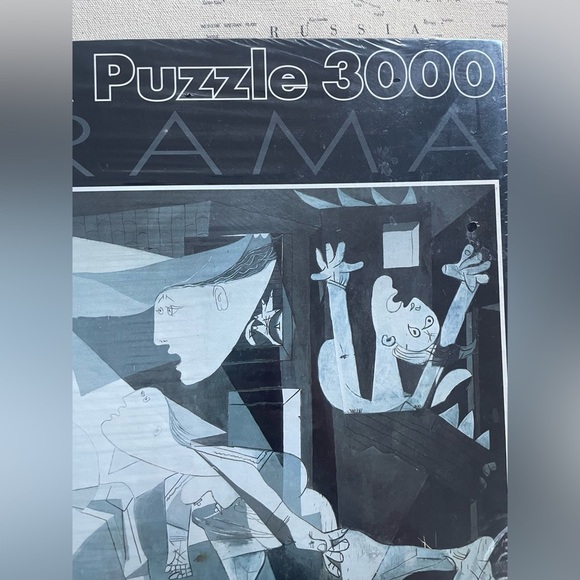 🆕EDUCA 3000 Piece Panorama Puzzle Pablo Picasso Print Titled GUERNICA - Picture 3 of 6